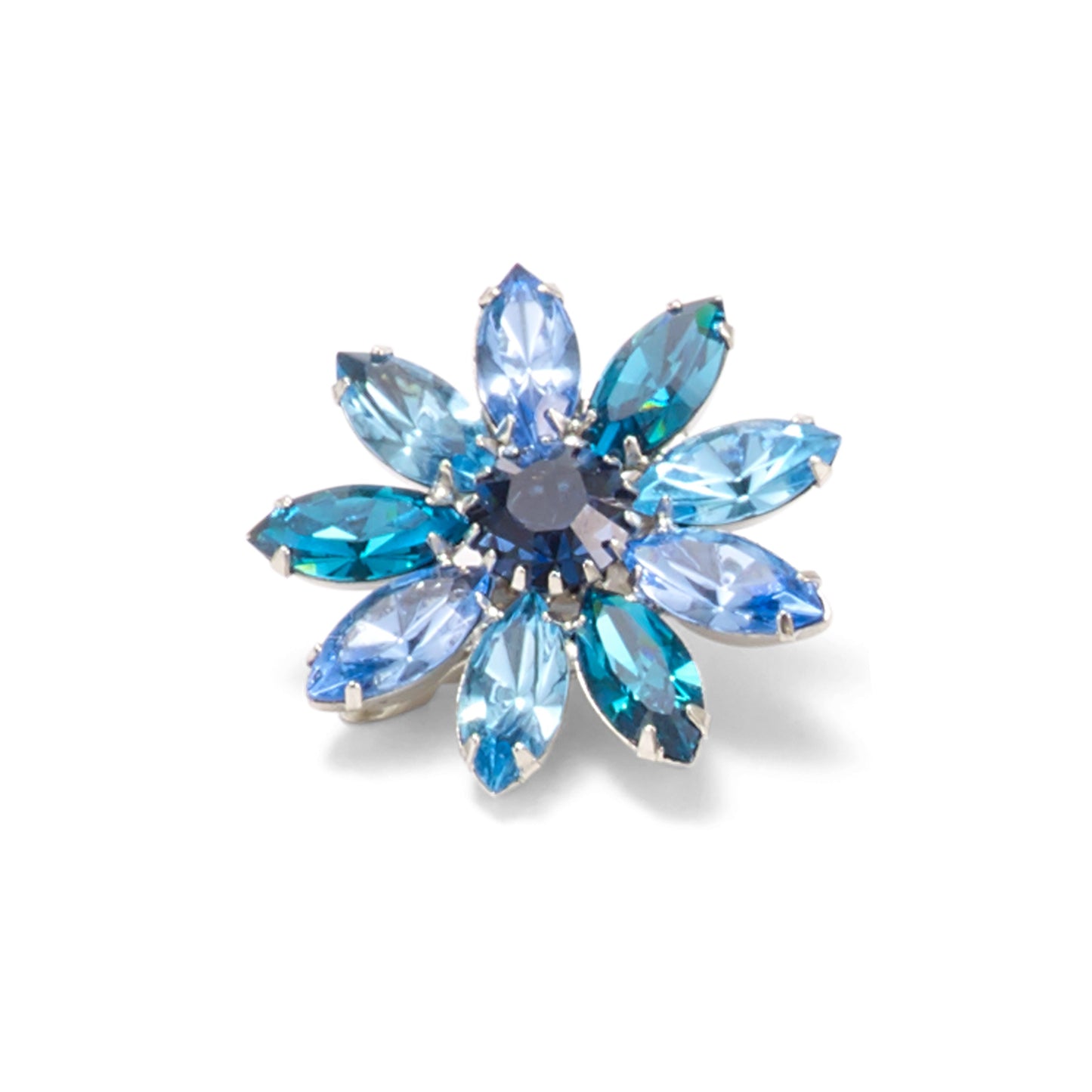 Zuri Crystal Flower Clip