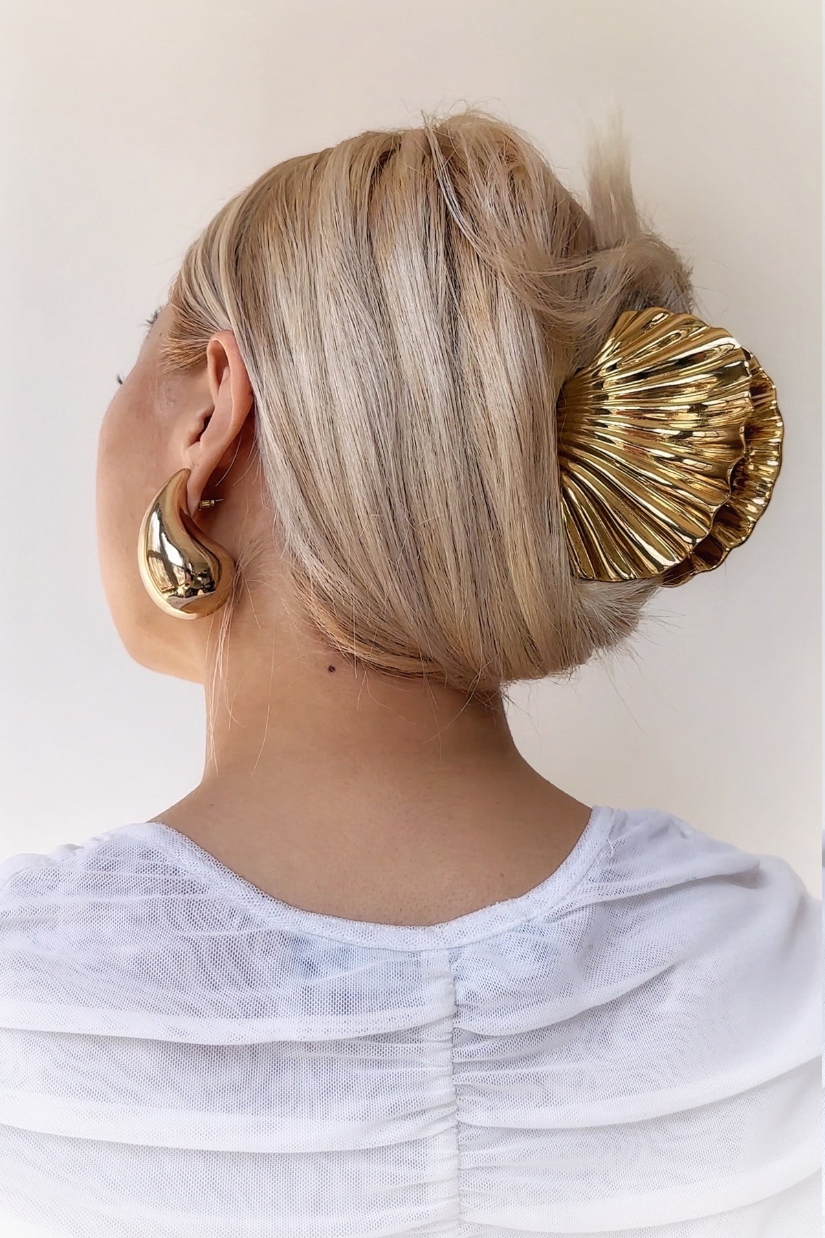 Glossy Shell Claw Clip-Claw Clip