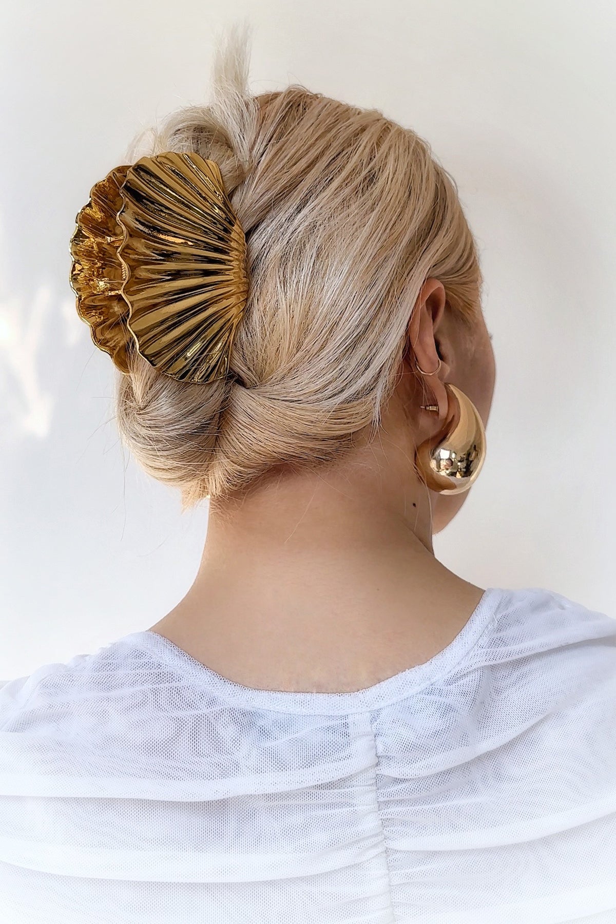 Glossy Shell Claw Clip-Claw Clip