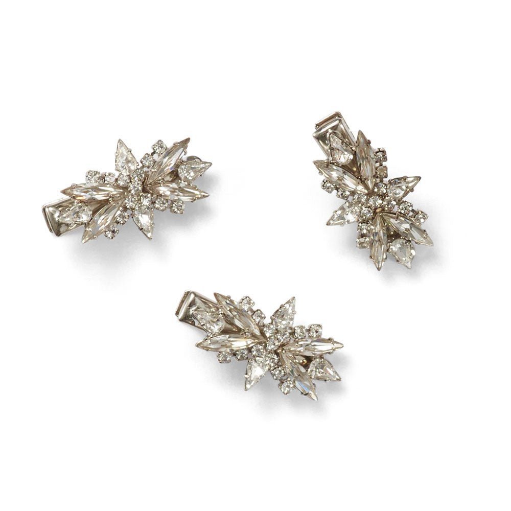 Martha Crystal Clip Set of Three