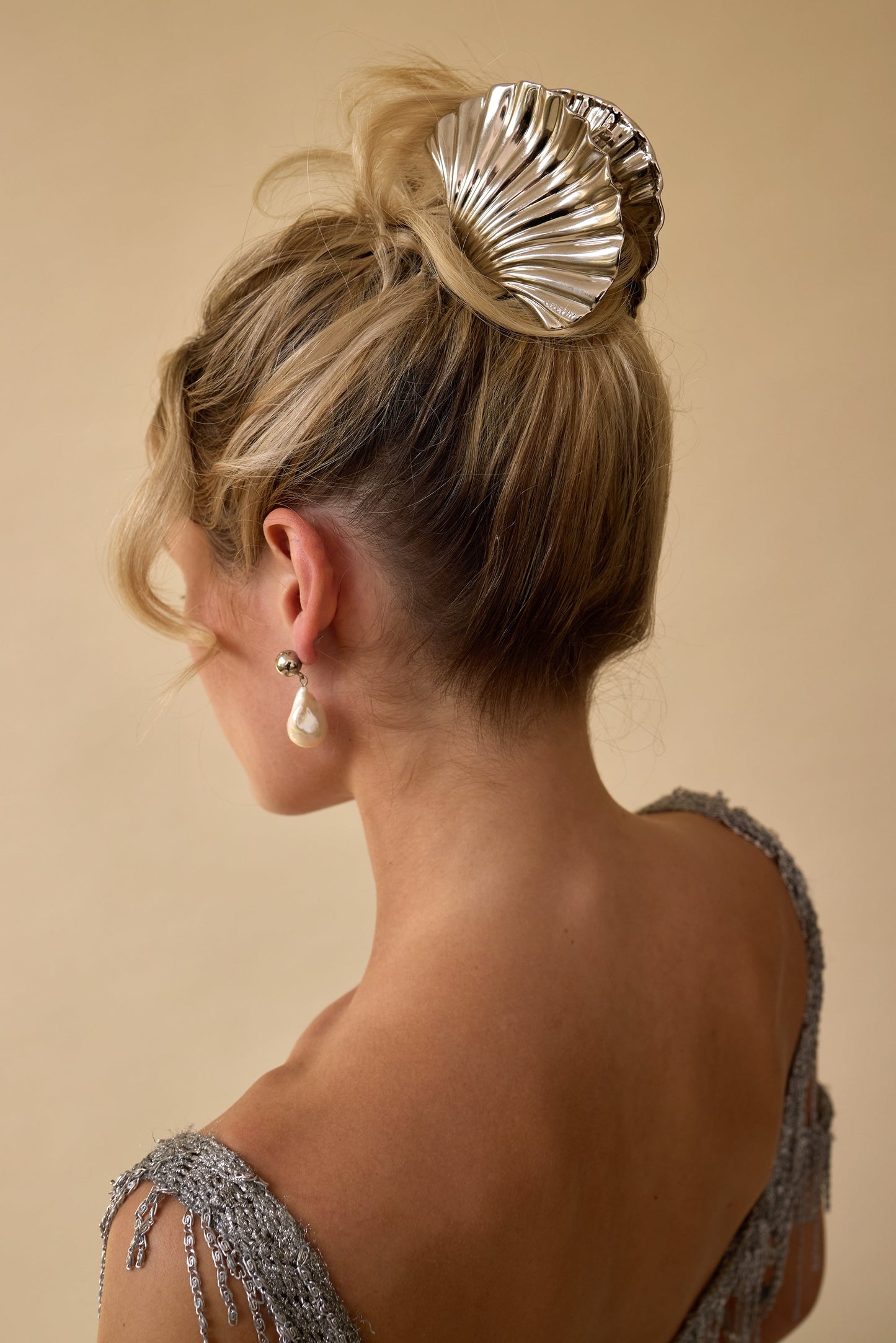 Glossy Shell Claw Clip-Claw Clip