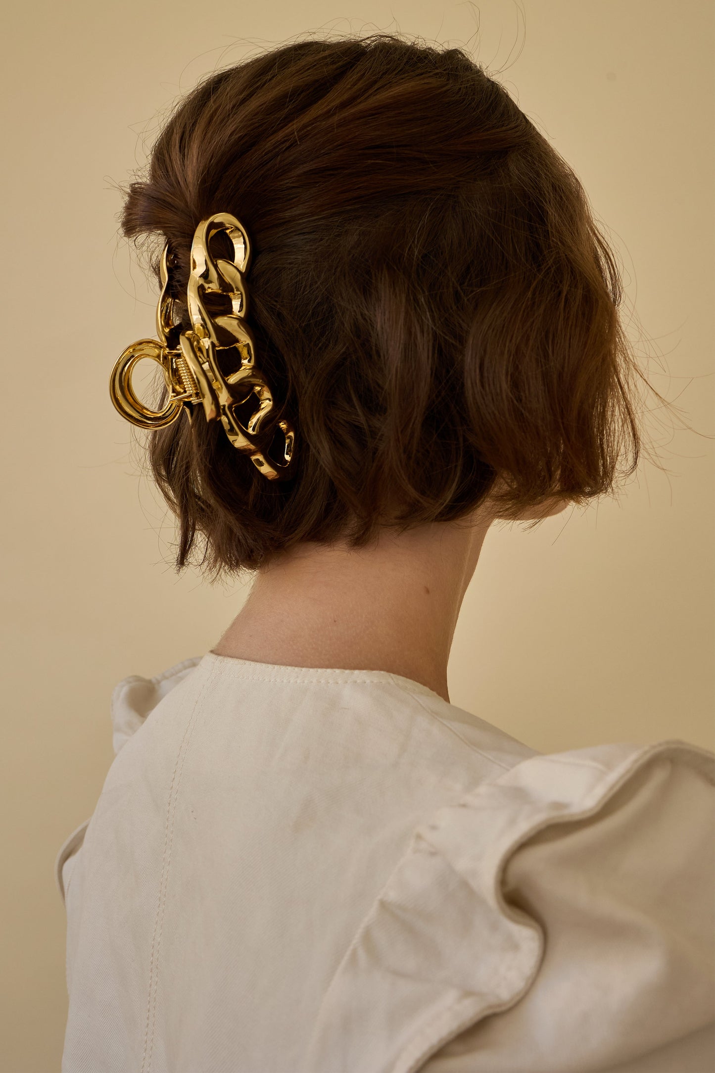 Elena Chain Metal Claw Clip-Claw Clip