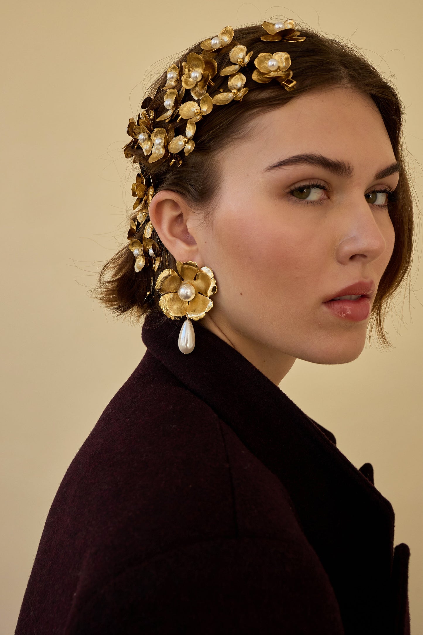Eden Floral Pearl Clip Set of 2-Clip