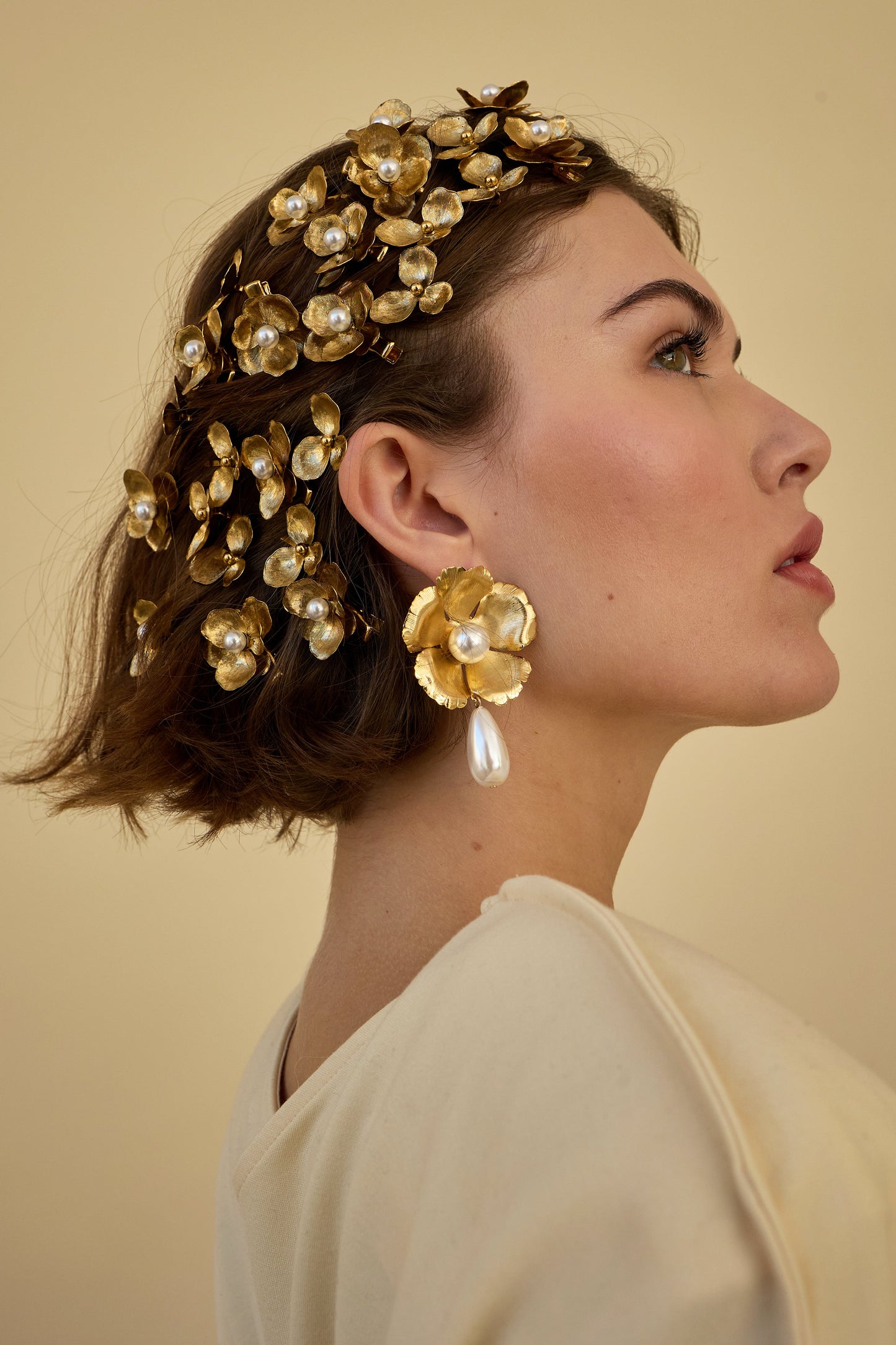 Eden Floral Pearl Clip Set of 2-Clip