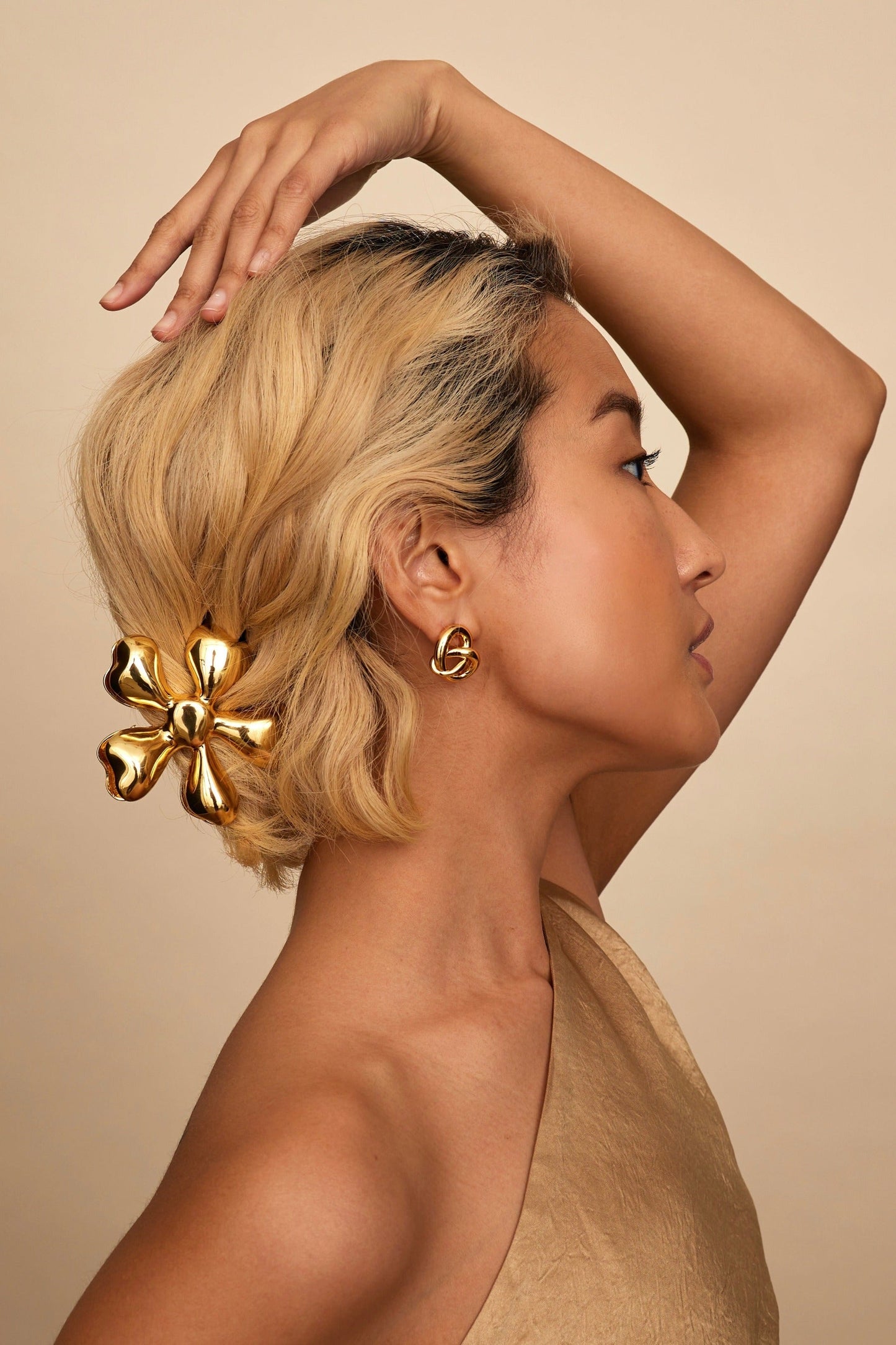 Glossy Daisy Claw Clip-Claw Clip