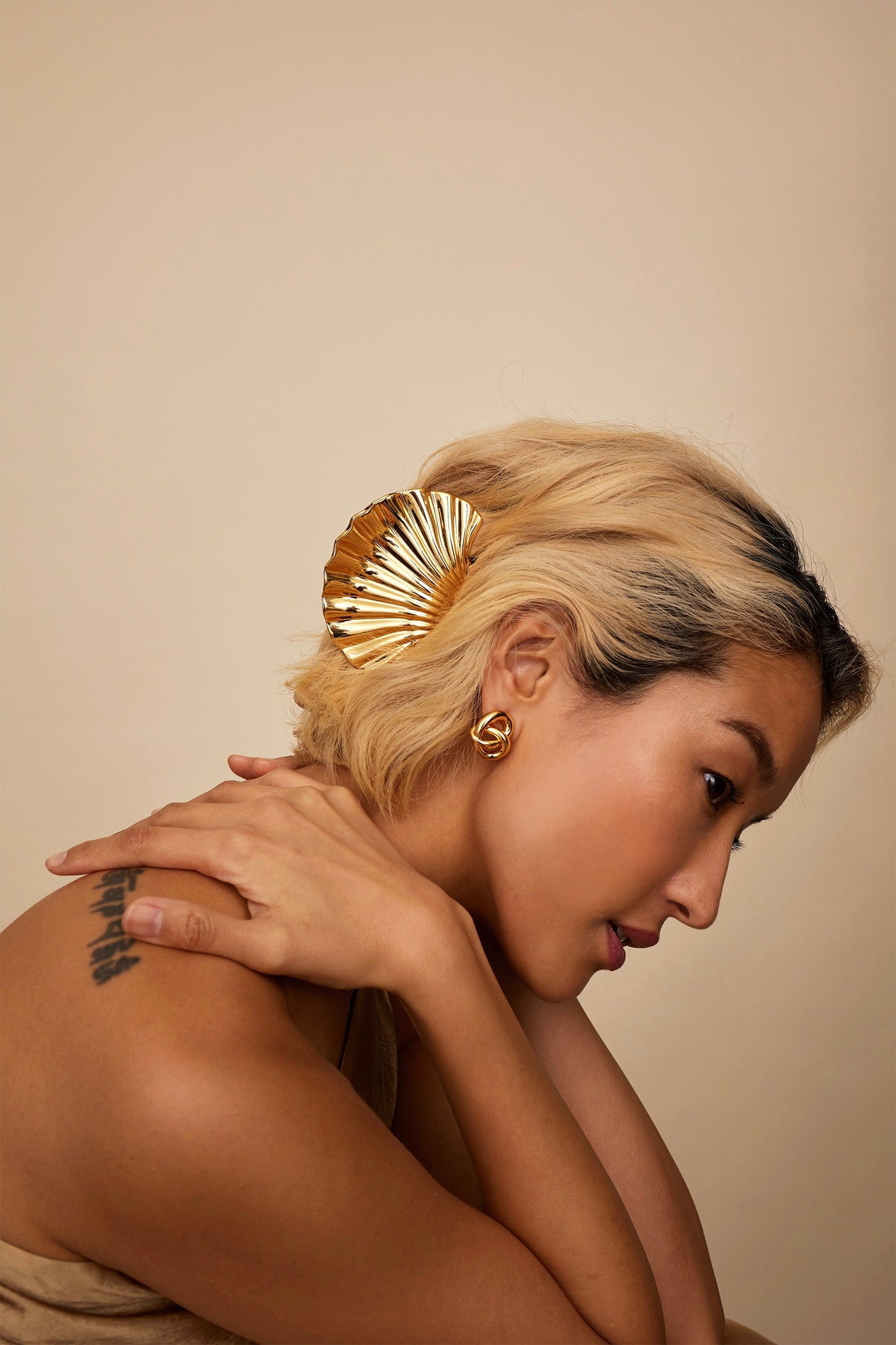 Glossy Shell Claw Clip-Claw Clip