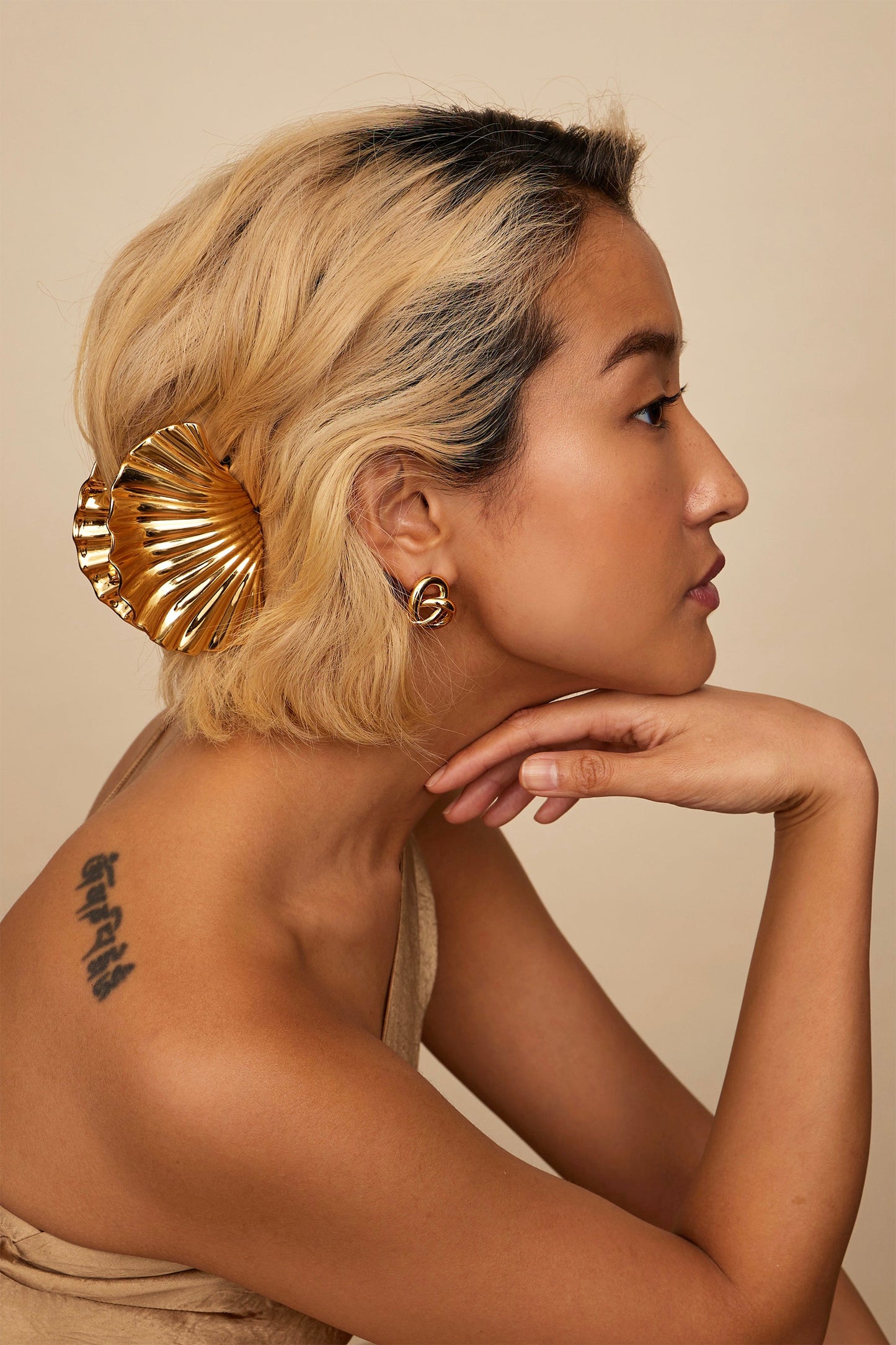 Glossy Shell Claw Clip-Claw Clip