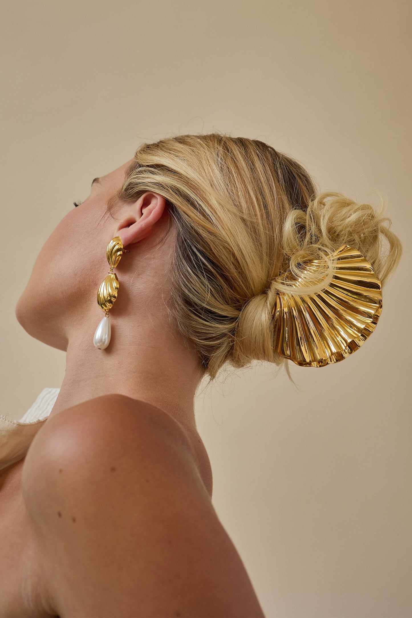 Glossy Shell Claw Clip-Claw Clip