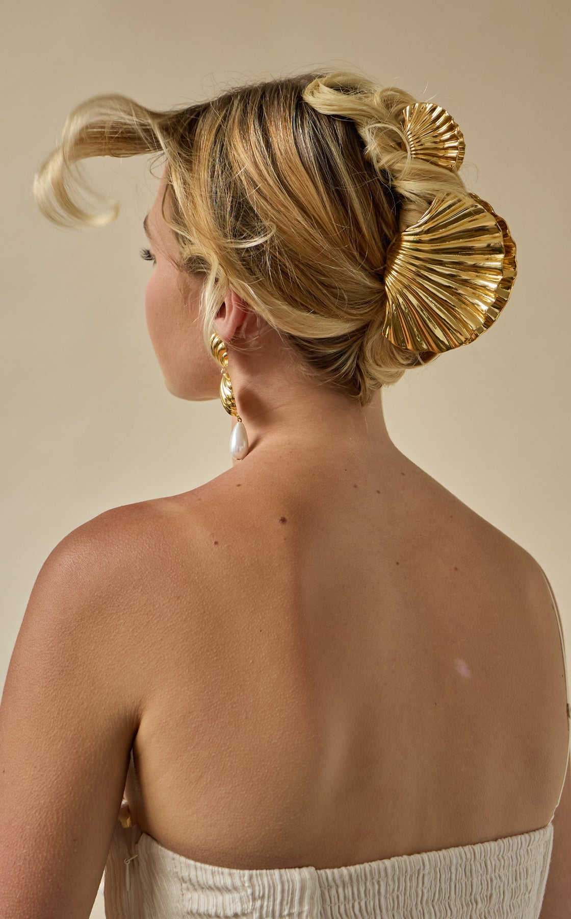 Glossy Shell Mini Claw Clip-Claw Clip
