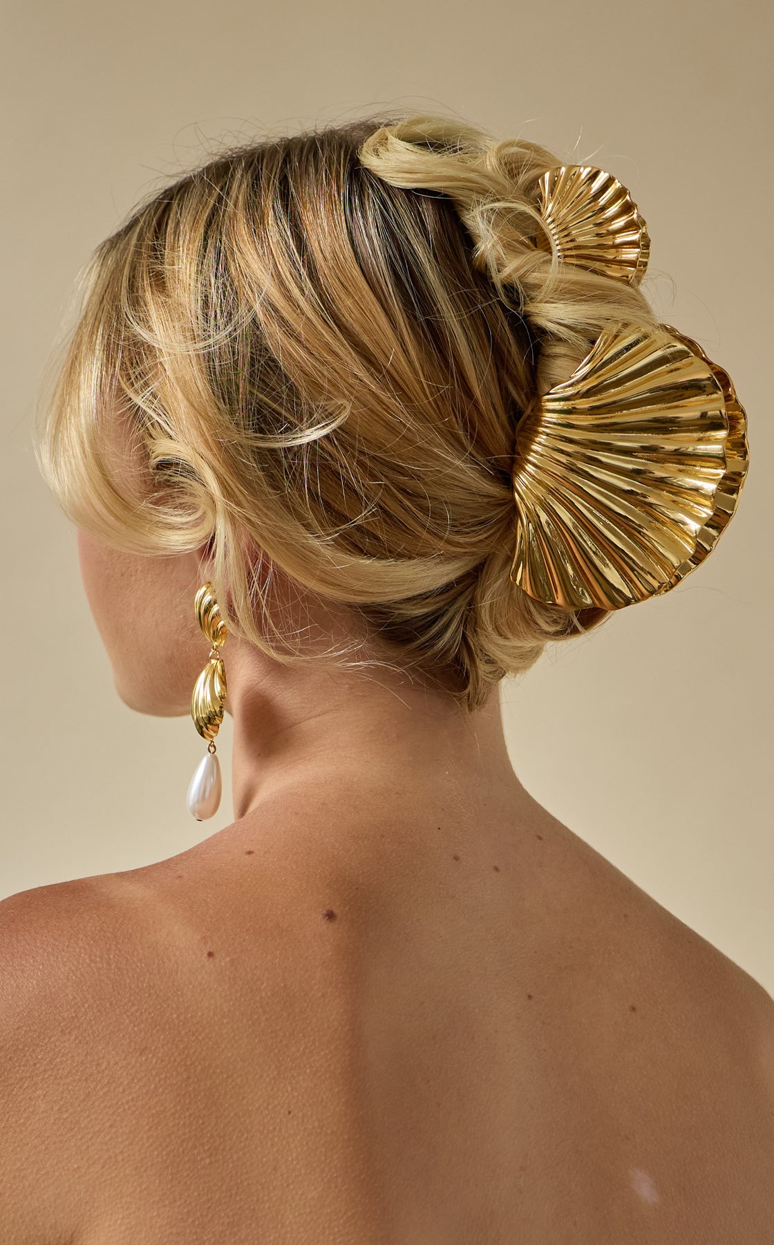 Glossy Shell Mini Claw Clip-Claw Clip