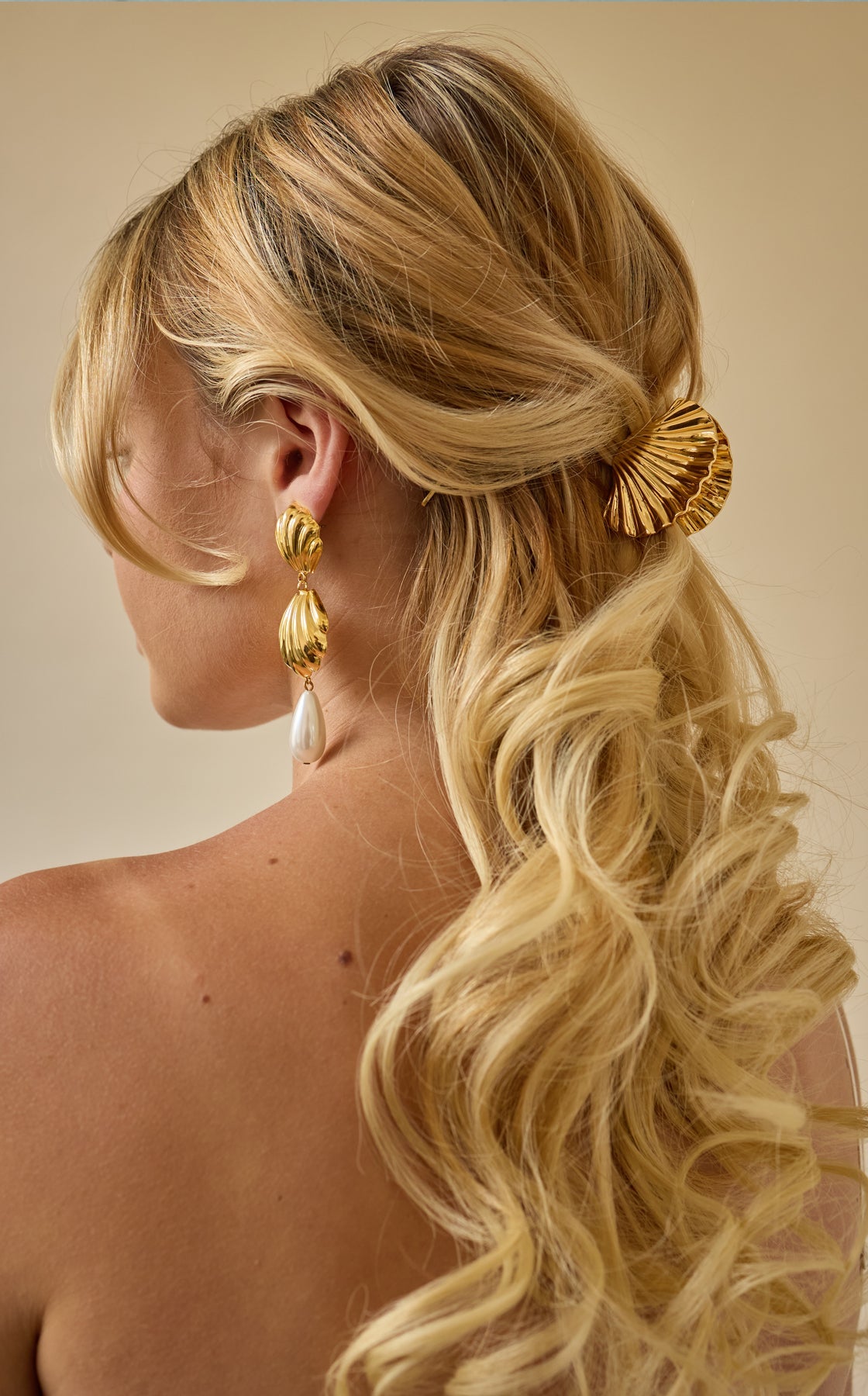 Glossy Shell Mini Claw Clip-Claw Clip