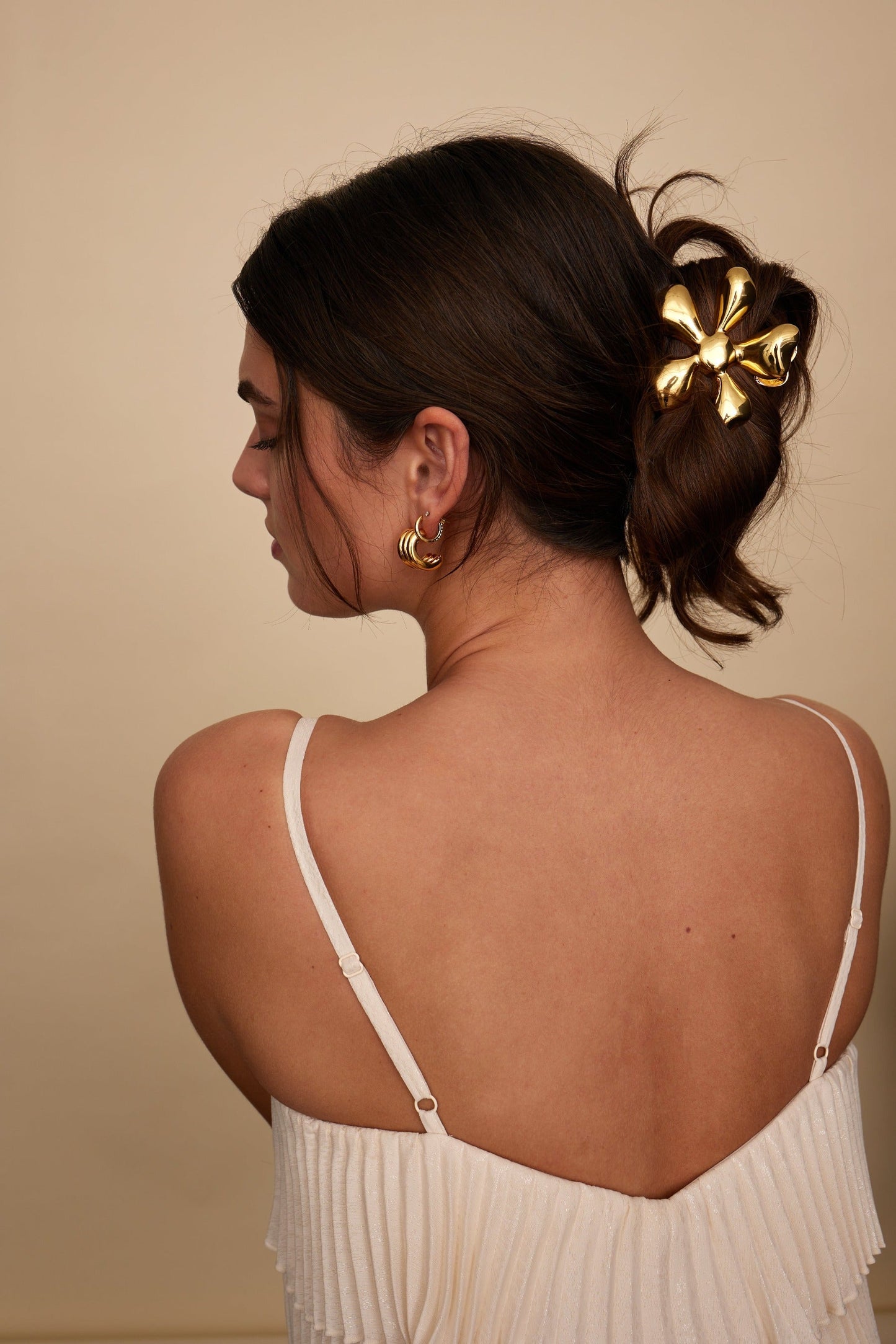 Glossy Daisy Claw Clip-Claw Clip