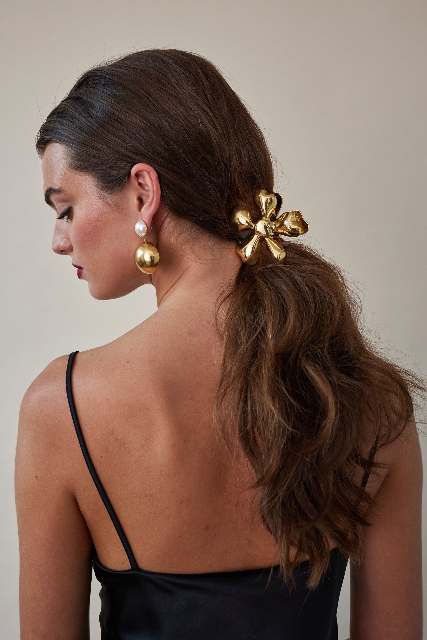 Glossy Daisy Claw Clip-Claw Clip
