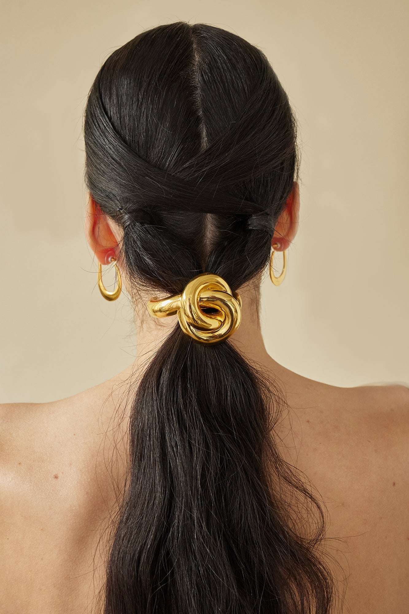 Glossy Knot Pony Cuff
