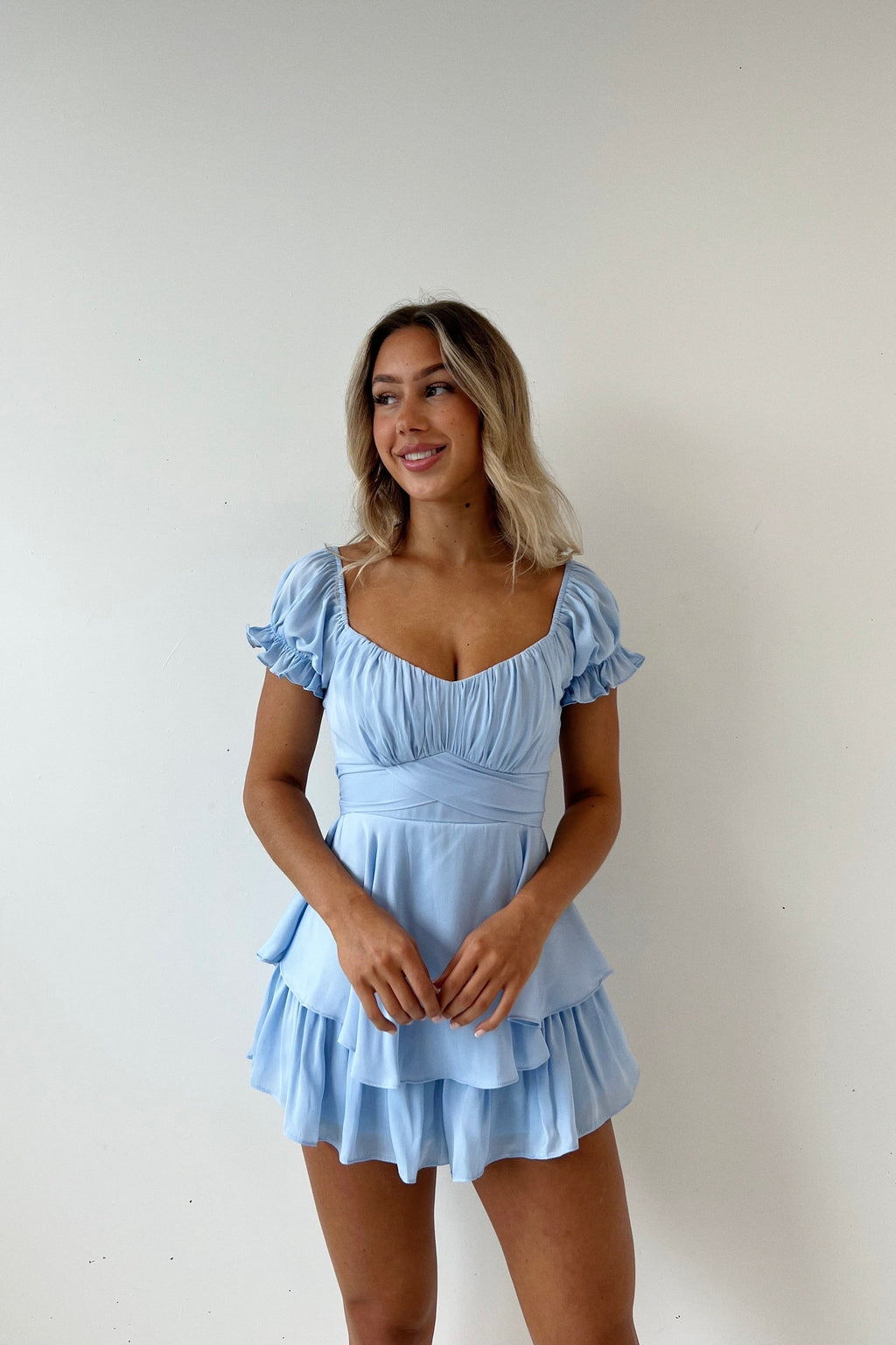 Auffie Playsuit - Blue  GEMMACHIC