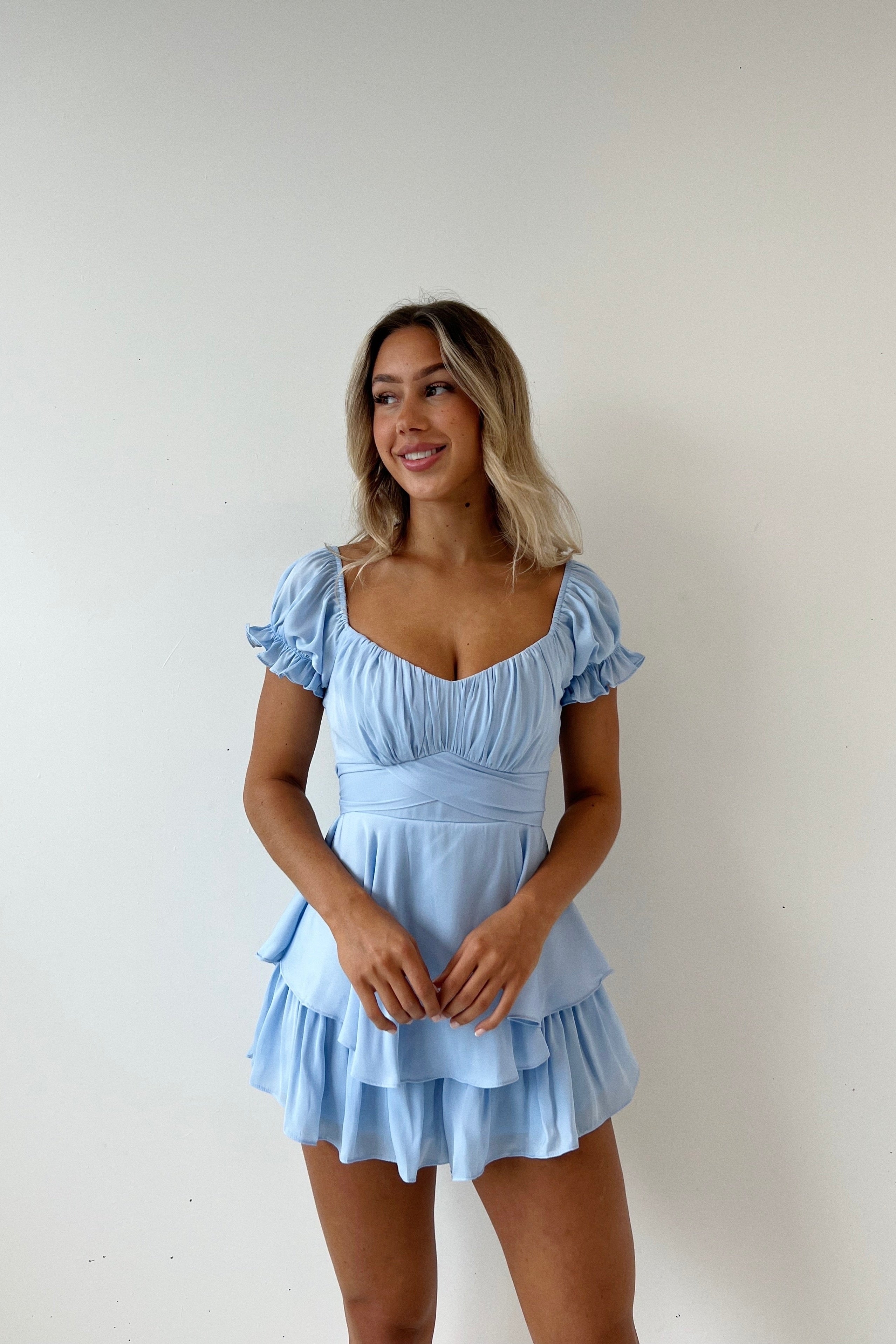 Auffie Playsuit - Blue  GEMMACHIC