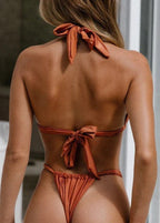 Sunlit Sands - Ruched Bikini Set  GEMMACHIC