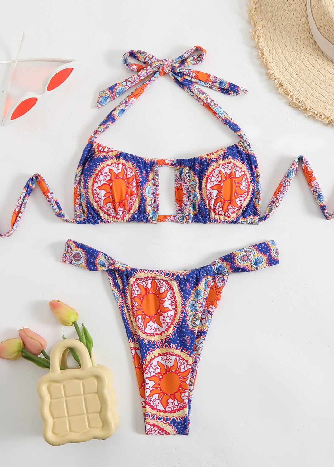 Riviera Charm Cutout One-Piece Swimsuit  GEMMACHIC