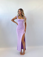 Polly Midi Dress - Purple  GEMMACHIC