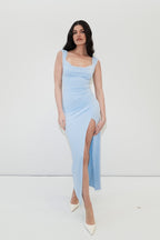 Polly Midi Dress - Blue  GEMMACHIC