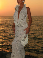 Tanaya Maxi Dress - White  GEMMACHIC