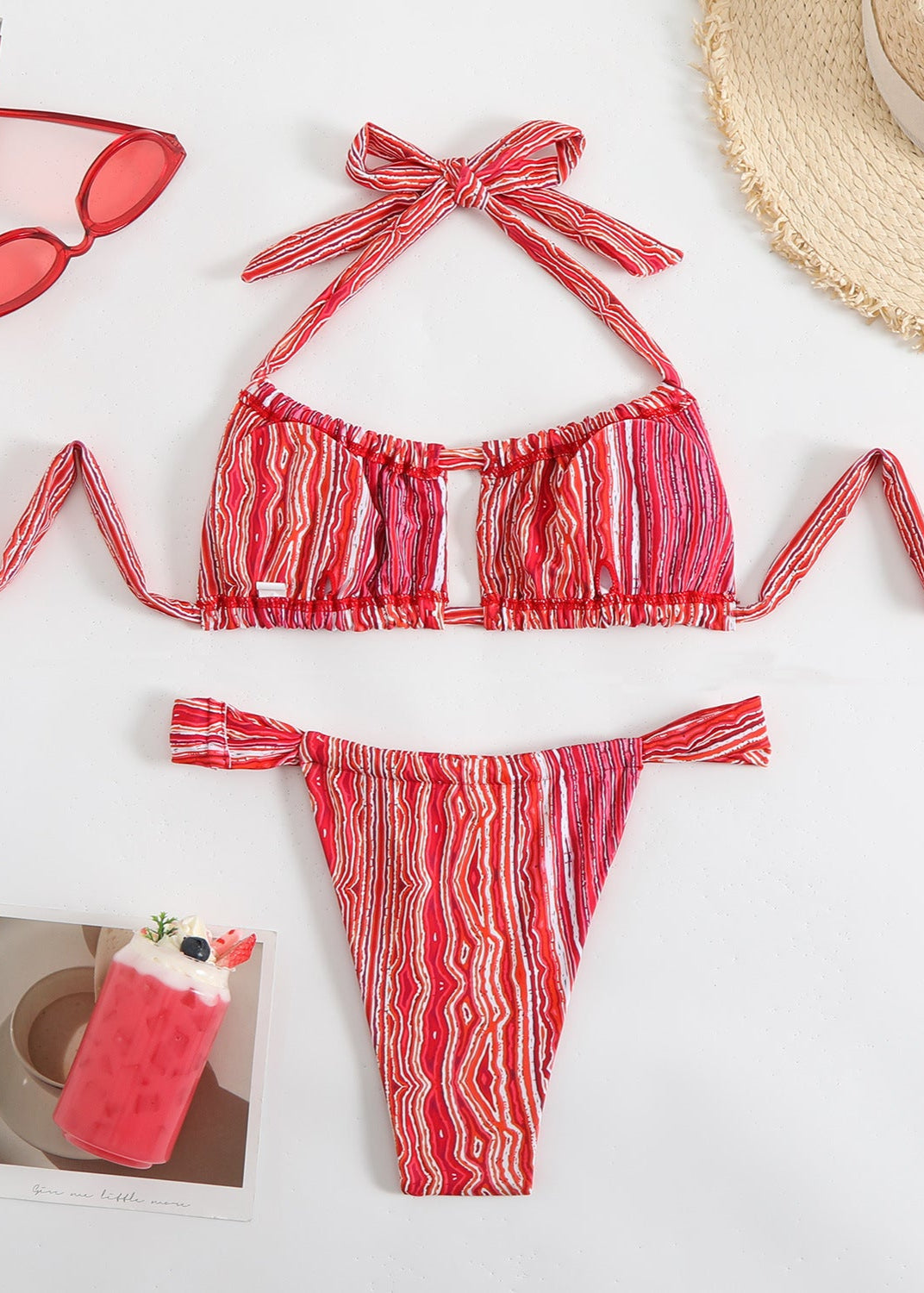 Riviera Charm Cutout One-Piece Swimsuit  GEMMACHIC