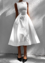 Jacqueline Dress - White  GEMMACHIC