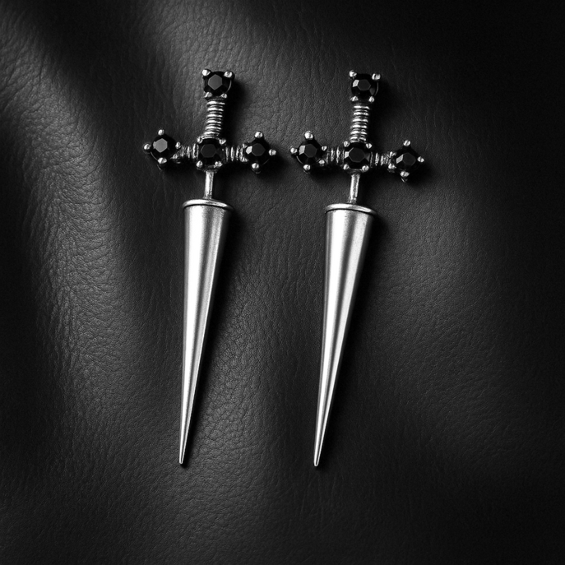 Shadow Dagger Earrings  GEMMACHIC