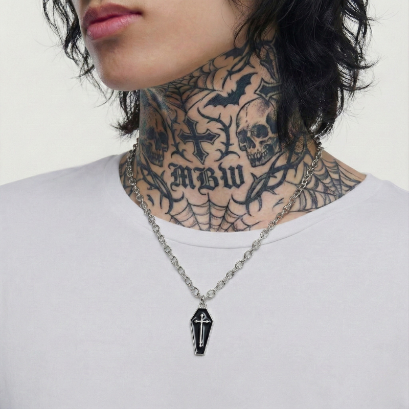 Coffin Necklace  GEMMACHIC