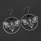 Halo Moth Earrings  GEMMACHIC