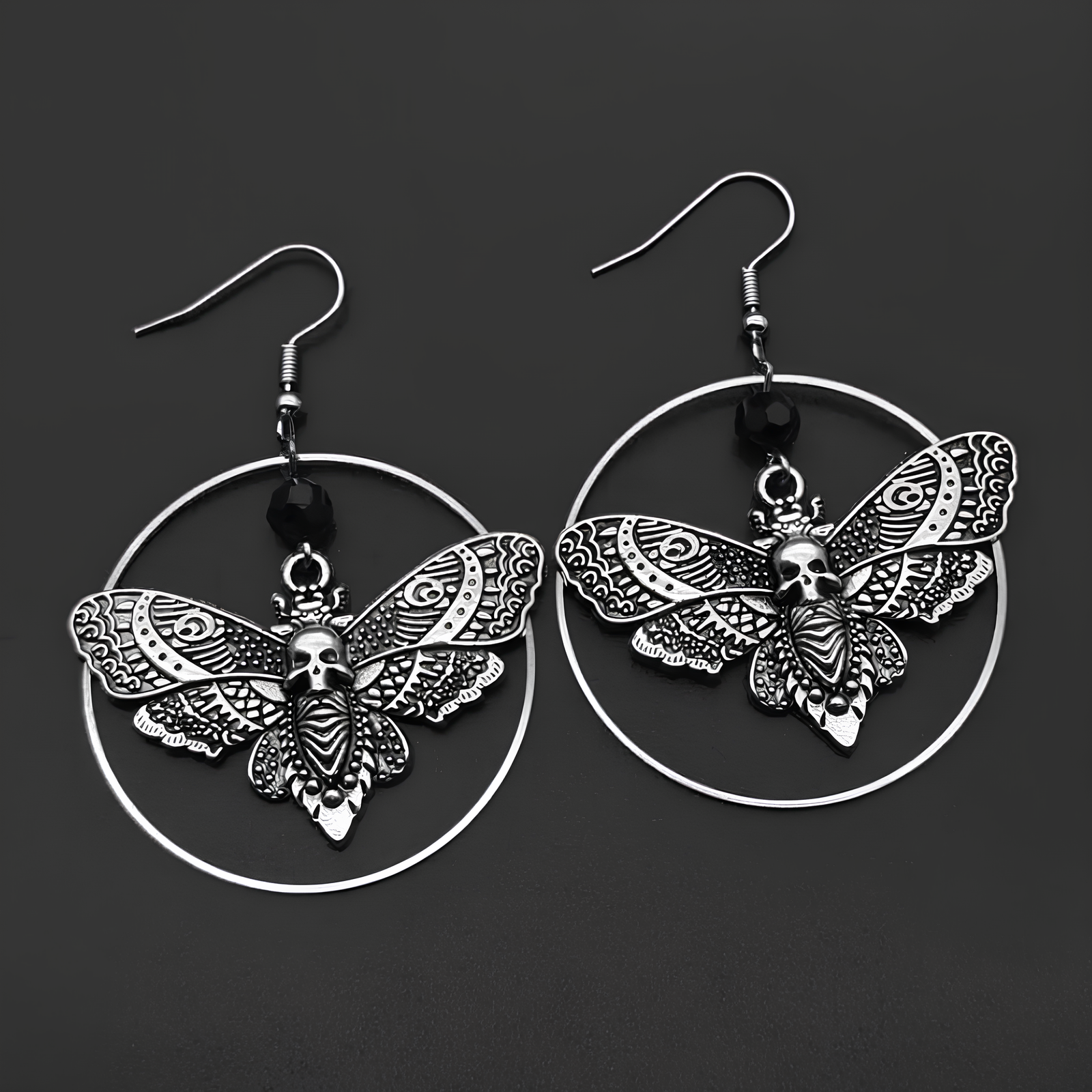 Halo Moth Earrings  GEMMACHIC