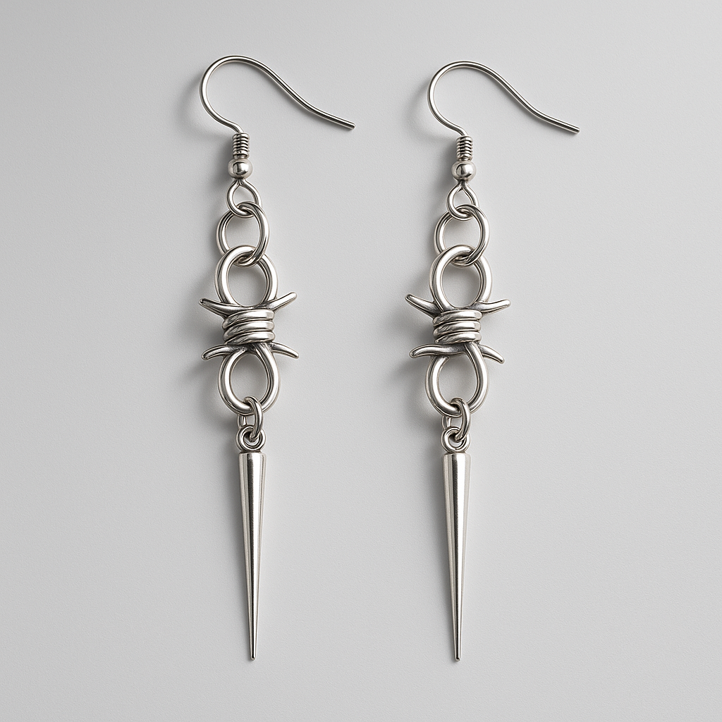 Barbspike Earrings  GEMMACHIC