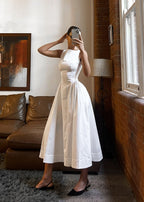 Jacqueline Dress - White  GEMMACHIC