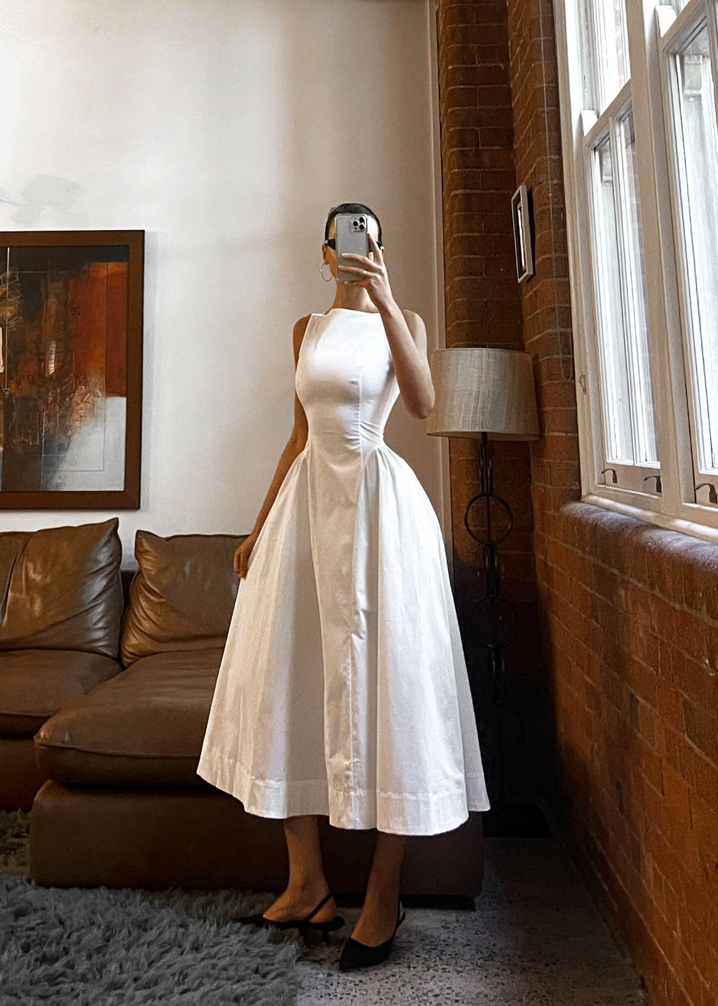 Jacqueline Dress - White  GEMMACHIC