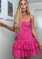 Ros¨¦ Dress - Fuchsia  GEMMACHIC