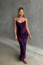 Blossom Maxi Dress - Grape  GEMMACHIC