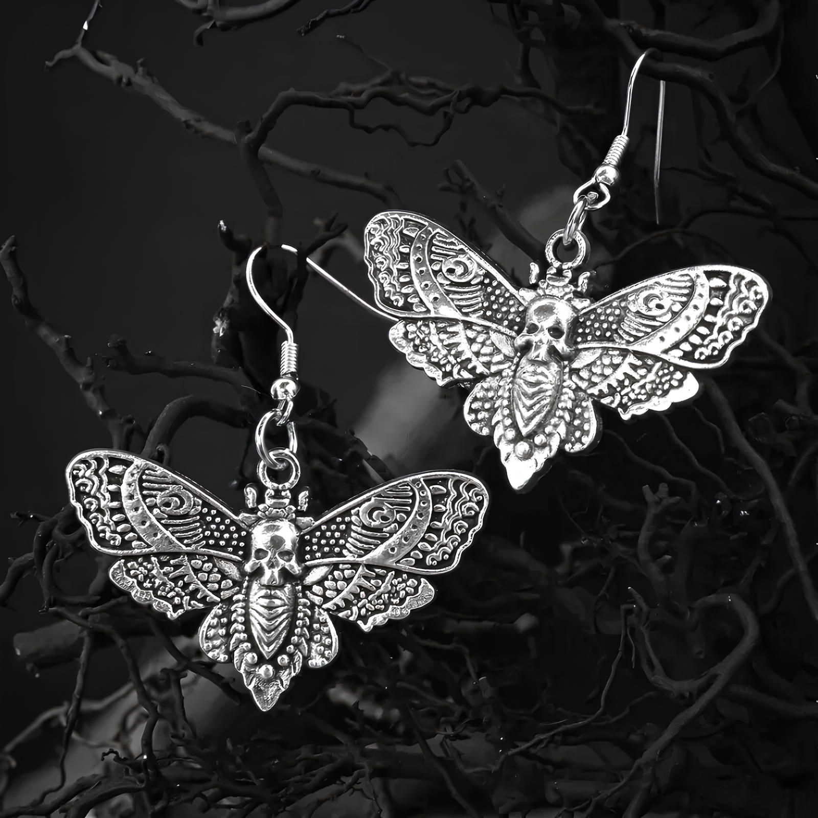 Moth Earrings  GEMMACHIC