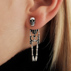 Hanging Skeleton Earrings  GEMMACHIC
