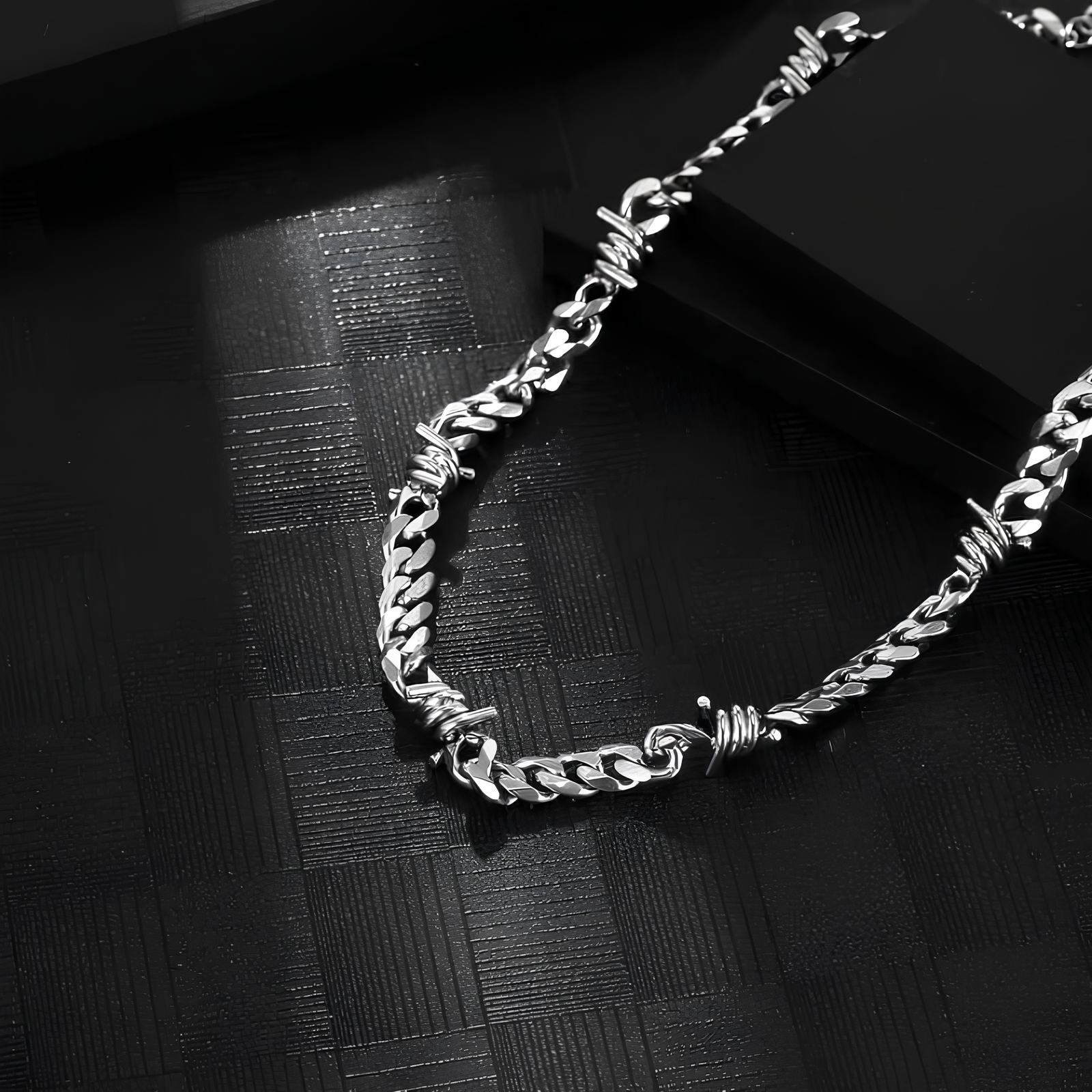 9mm Barb Wire Cuban Chain  GEMMACHIC