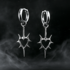 Heart of Thorns Earrings  GEMMACHIC