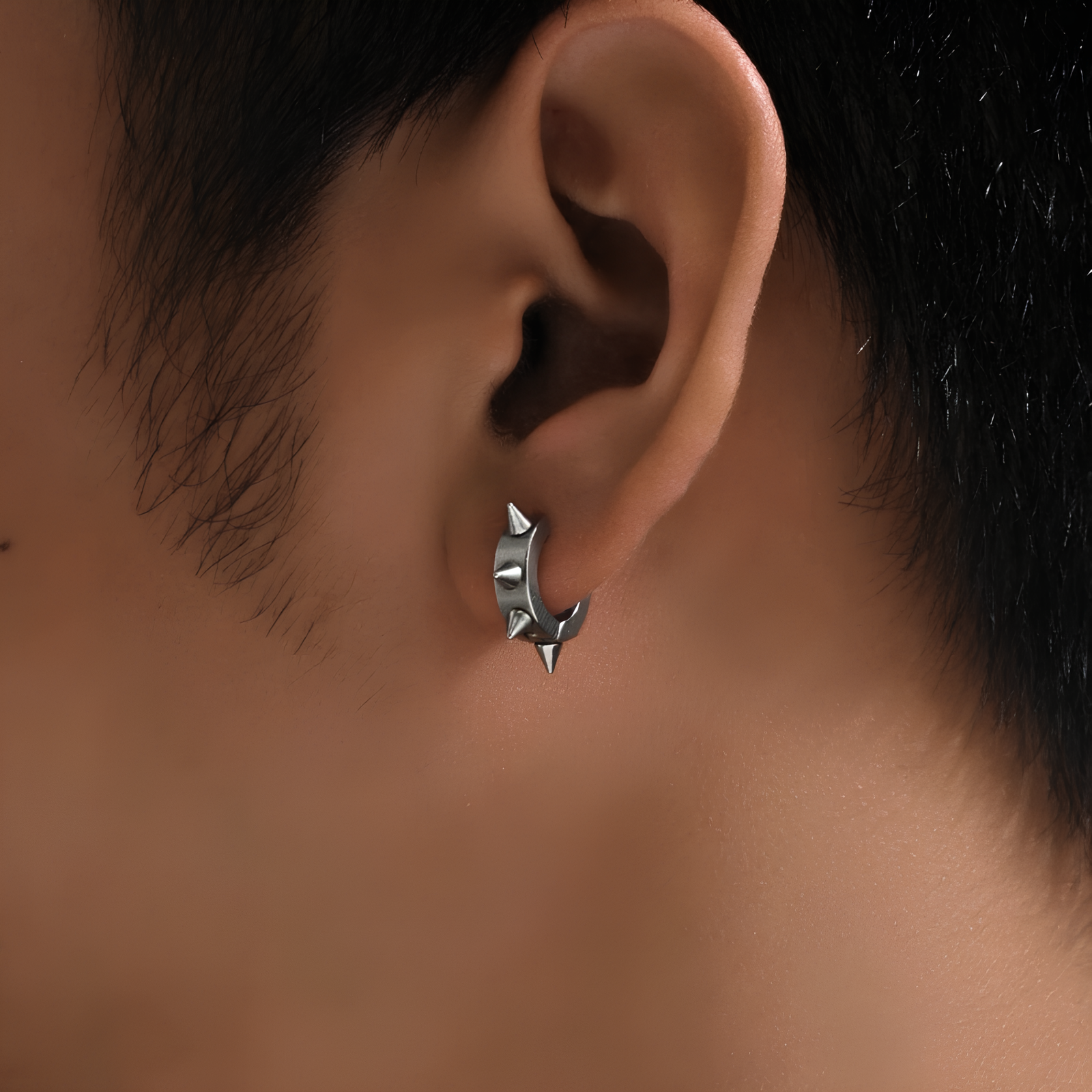 Spiked Mini Hoops  GEMMACHIC