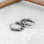 Barb Wire Hoop Earrings  GEMMACHIC