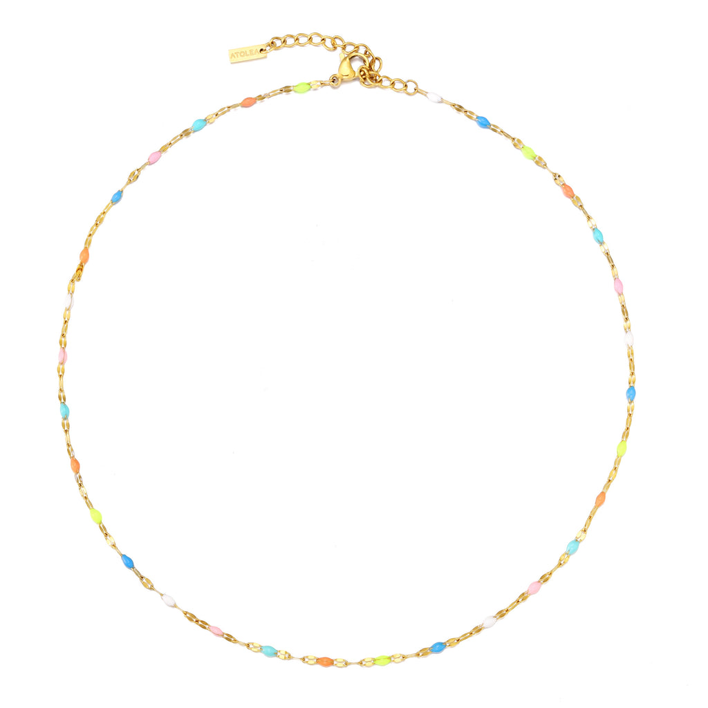 Rainbow Dainty Choker  GEMMACHIC
