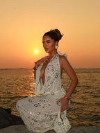 Tanaya Maxi Dress - White  GEMMACHIC