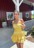Dolce Dress - Yellow  GEMMACHIC