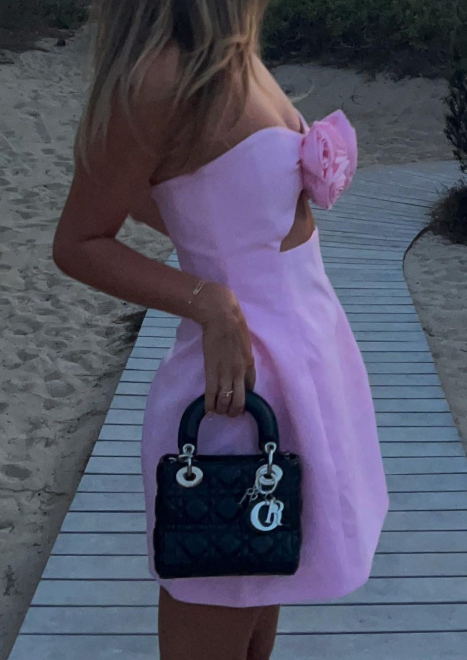 Valencia Dress - Baby Pink  GEMMACHIC