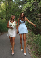 Valencia Dress - Baby Blue  GEMMACHIC