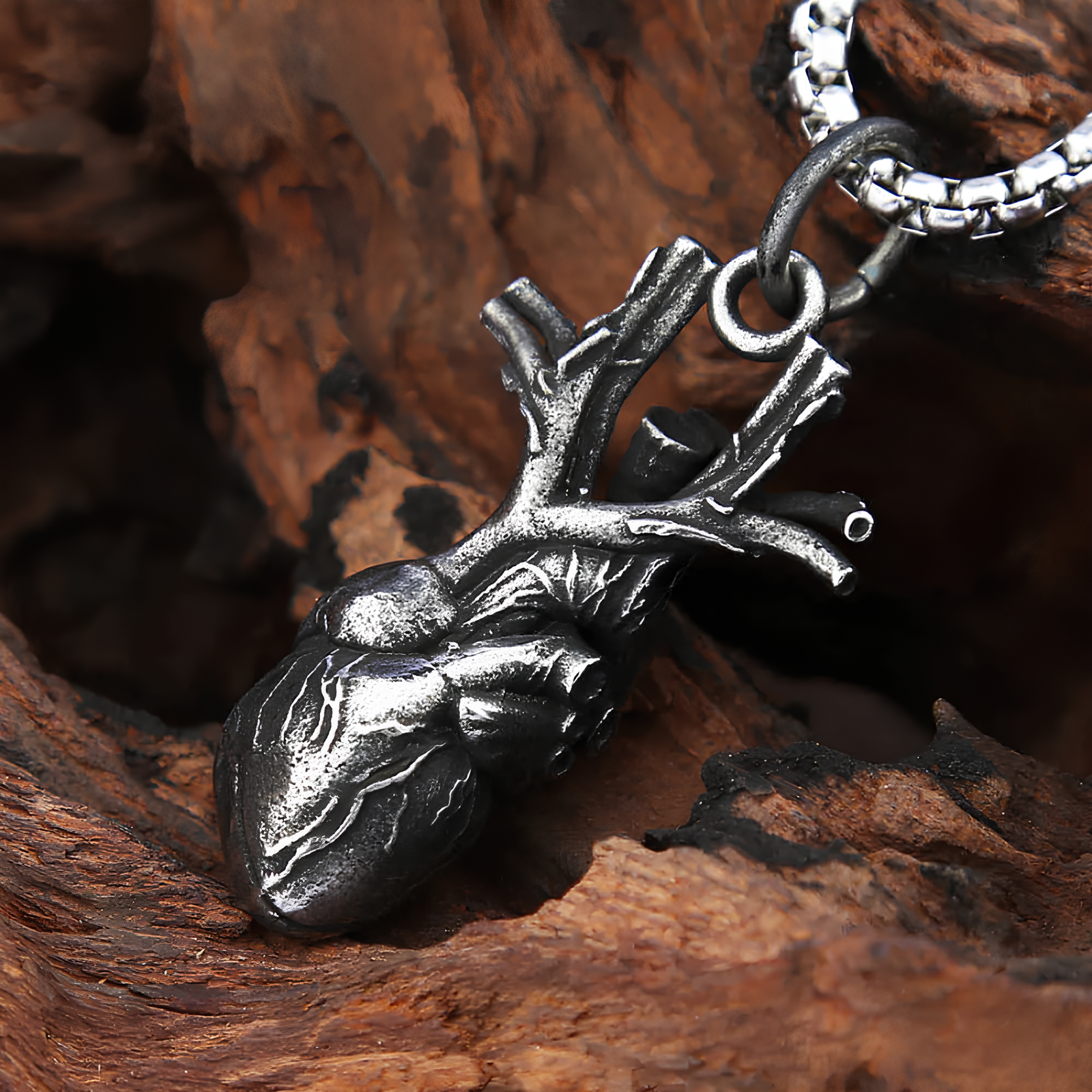 Anatomical Heart Necklace  GEMMACHIC