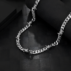 9mm Barb Wire Cuban Chain  GEMMACHIC