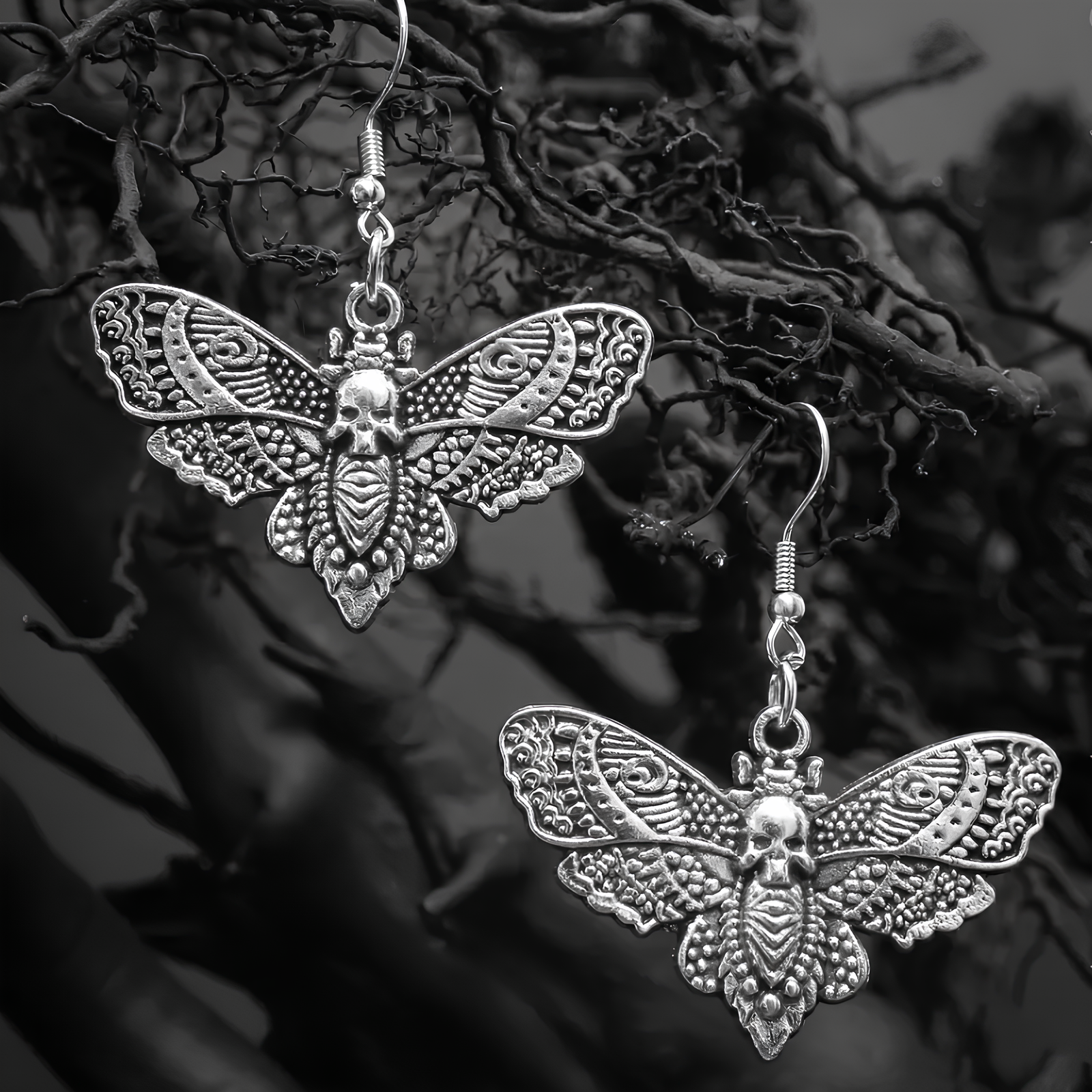 Moth Earrings  GEMMACHIC